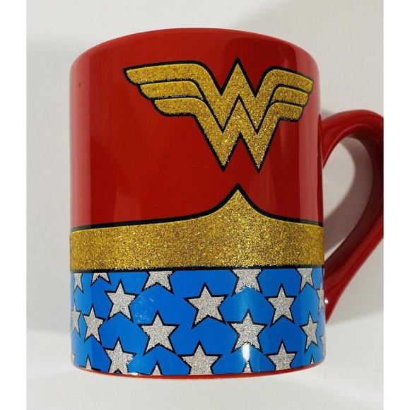 DC Comics Kitchen Wonder Woman Classic Dc Comics Glitter Coffee Tea